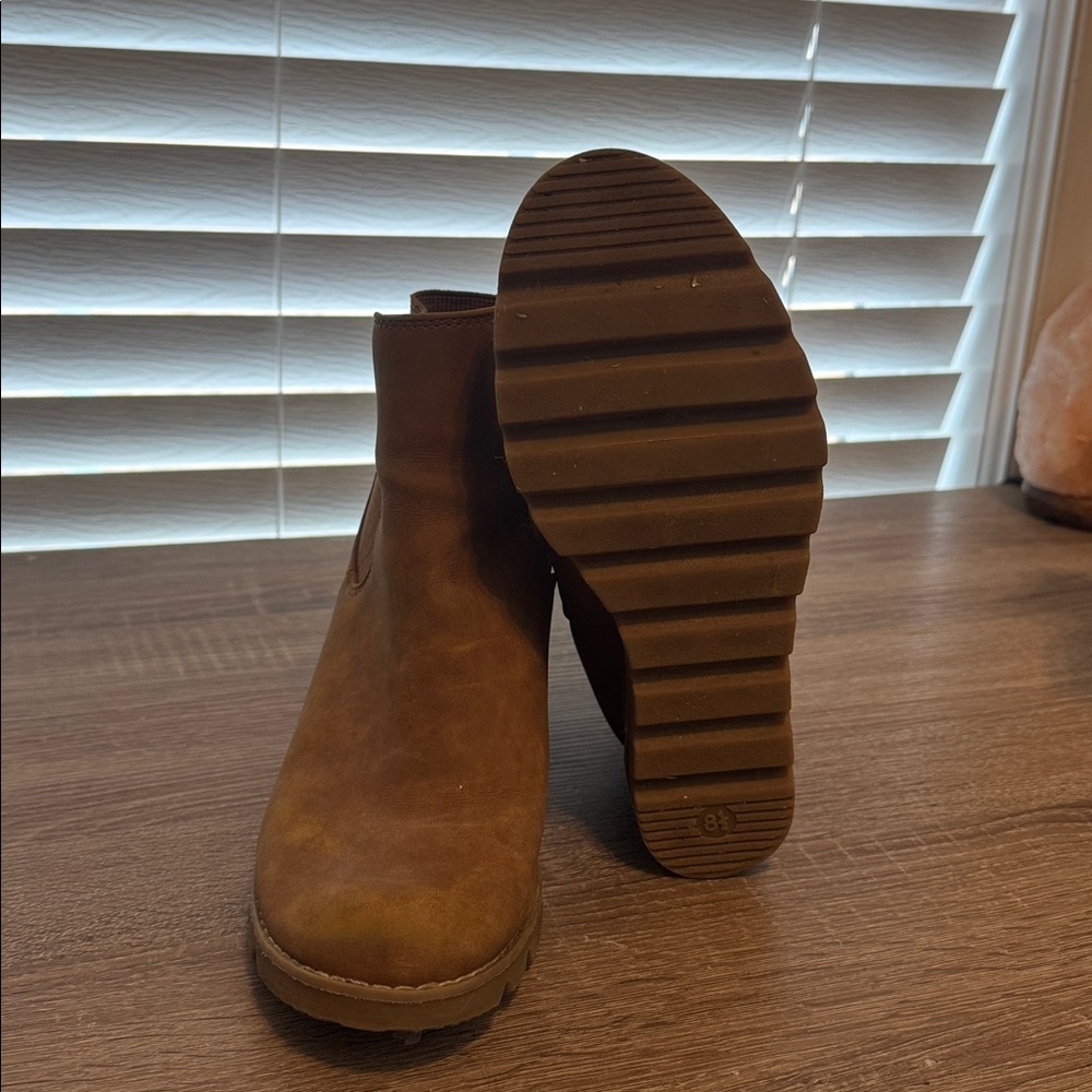 Target Women's Brown Ankle Boots Size 8.5